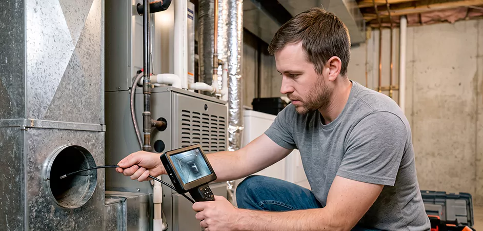Air Duct Camera Inspection in Odessa, TX