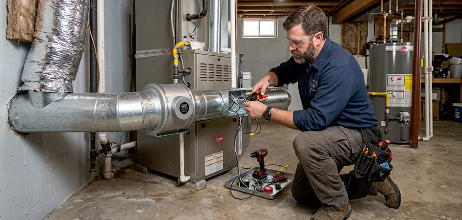 Booster Fan Installation in Odessa