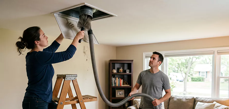 Roof and Wall Exhaust Cap Cleaning in Odessa