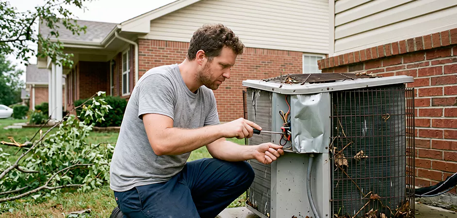 Storm Damage HVAC Restoration in Odessa