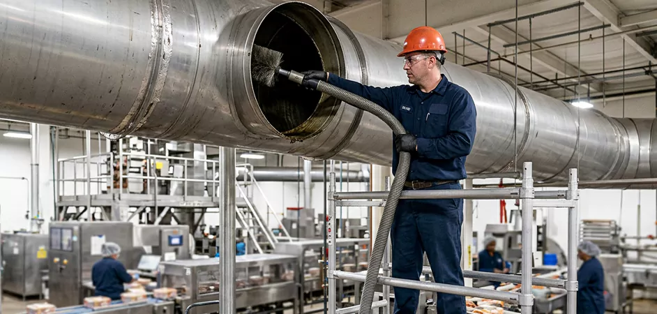 Food Processing Facility Duct Cleaning in Odessa