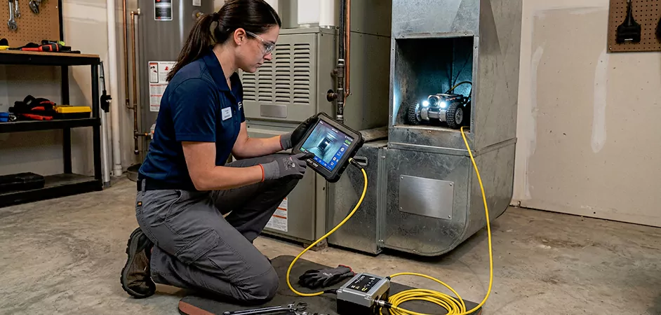 Robotic Duct Inspection in Odessa